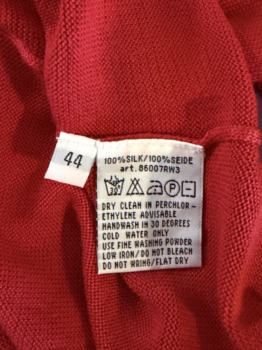 Repeat Maglioni & Felpe: Repeat Rollkragenpullover Rot 100% Seide Grösse 44 – Usato da Elsau venduto da ivyfashion 1