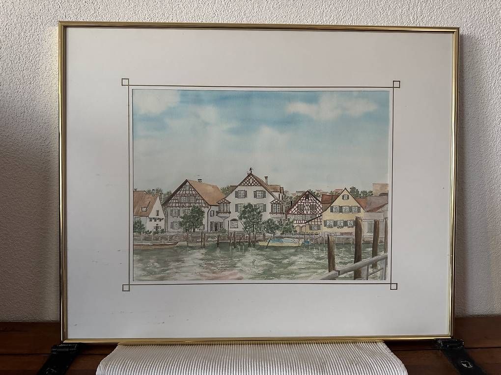 Grafiken & Lithographien: Ermatinger Hafen – Gebraucht aus Kreuzlingen von seb_lac