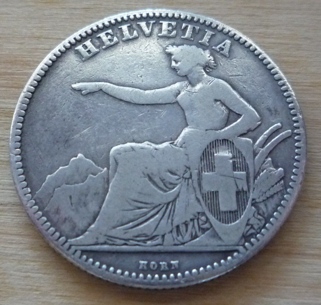 Tutti le monete: 2 Franken 1860, silber – Usato da Rieden SG venduto da Sammelfreund 1