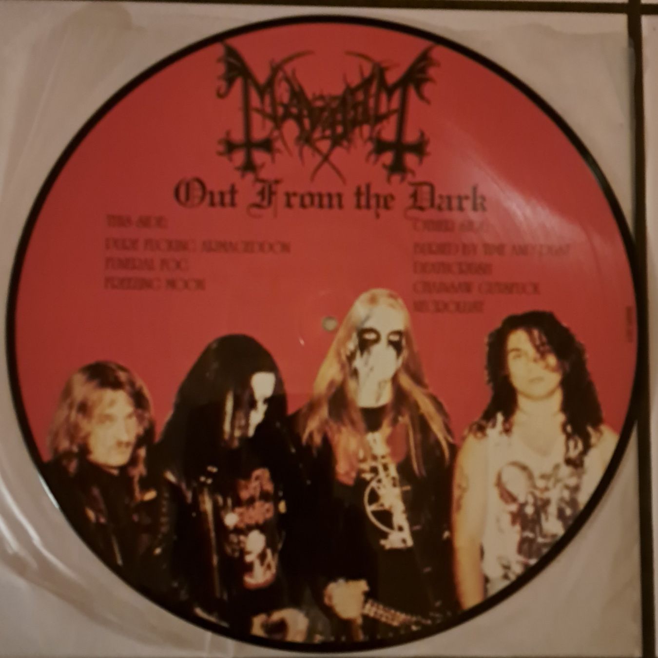 Dischi in vinile: Mayhem - Out From The Dark Picture Disc LP – Usato da Solothurn venduto da Temple_of_Triton