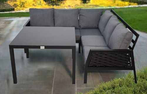 Salons de jardin: Gartenmöbel Garten lounge ARIANA schwarz – Neuf avec emballage d'origine à Herbertingen par jet-line-e-trade 1