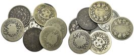 10 Rappen Lot 5x1850+2x1851