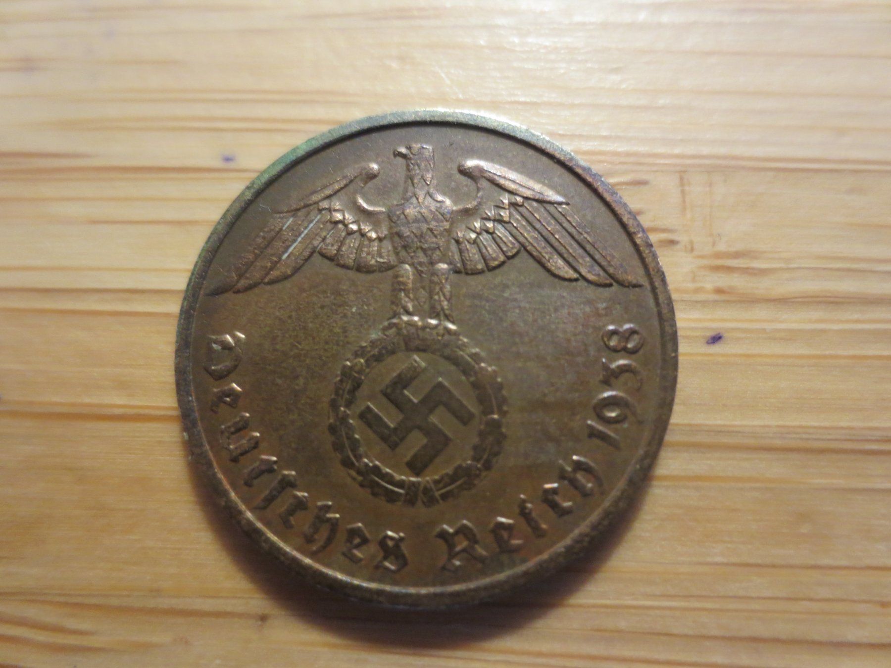 Tutti le monete: Deutsches Reich 2Pfennig 1938 – Usato da Weier im Emmental venduto da waefler03 1