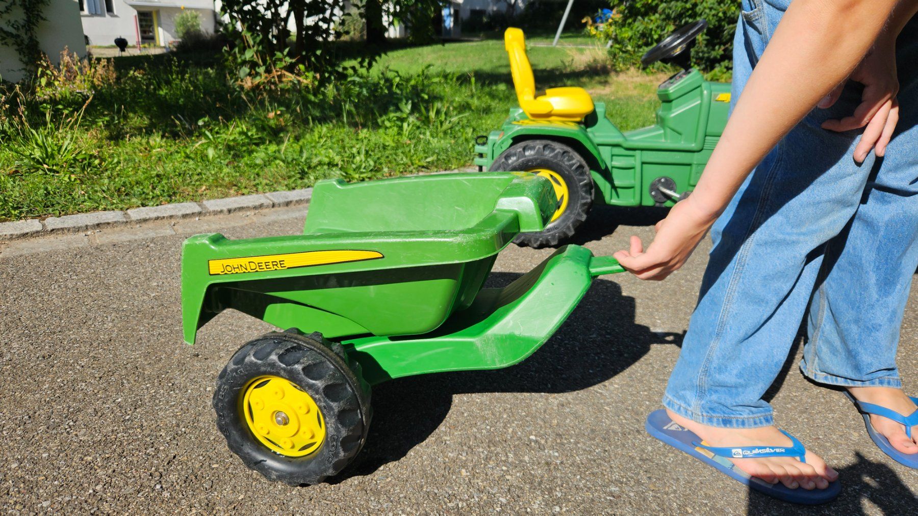 John Deere Veicoli per bambini: Traktor mit Anhänger – Usato da Zürich venduto da xnof 5