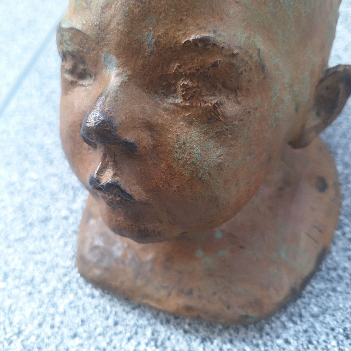 Sculptures & Statues: Bronze Kinderkopf 1930 – D'occasion à Burgdorf par Max681 1