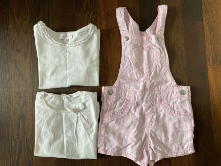 Latzhose & T-Shirts, Gr.92-104