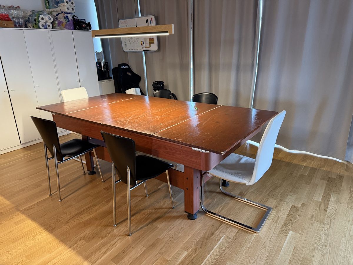 Billiardtische: Billardtisch "Schmidt" mit Abdeckung zum Esstisch! – Gebraucht aus Rupperswil von ste_9wfg 1