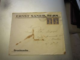 LOT A 1927 Ernst SANER Firmanbrief schöner Beleg