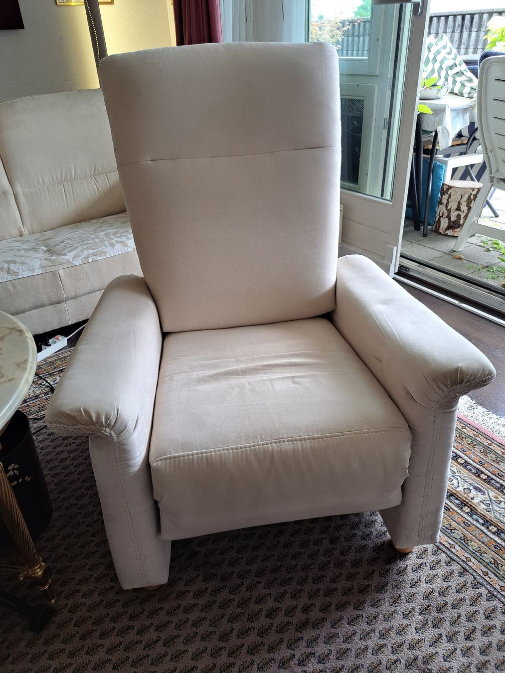 Sofas: 3- + 2-Sitzer Sofa und 1 Sessel hellbeige – Gebraucht aus Jona von Strand82 2