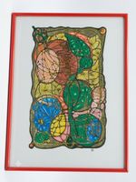 3er Set Originelle Abstrakte Kunst - Unikat/Handgezeichnet