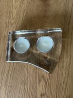 Glasi Hergiswil Teelichthalter, Glas Design, neuwertig!