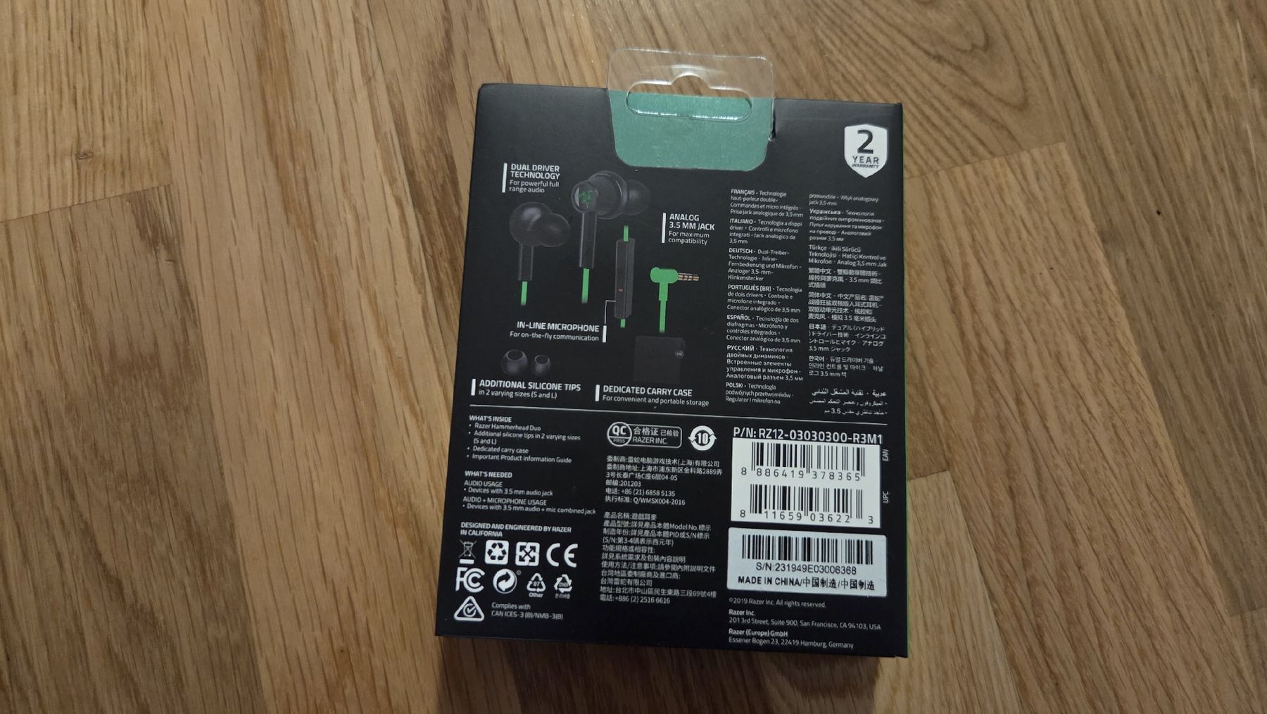 Razer Cuffie: écouteur razer Hammerhead duo – Nuovo (secondo la descrizione) da Neuchâtel venduto da Atashi_dayo 2