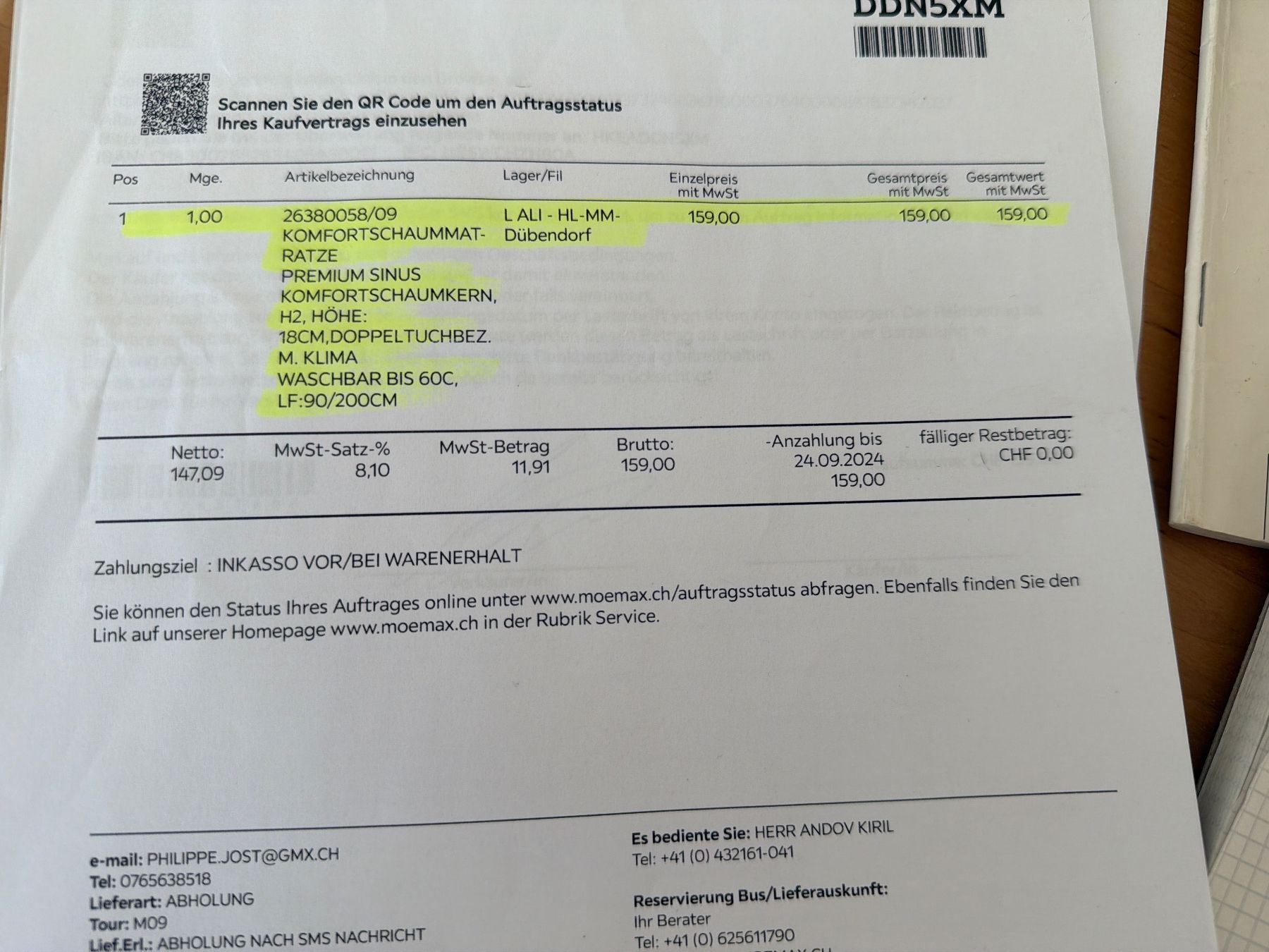 Lits: HOLZBETT    INKL  .   2 X  LATTENROST  &  MATRAZEN – D'occasion à Wetzikon ZH par philippe_22 7