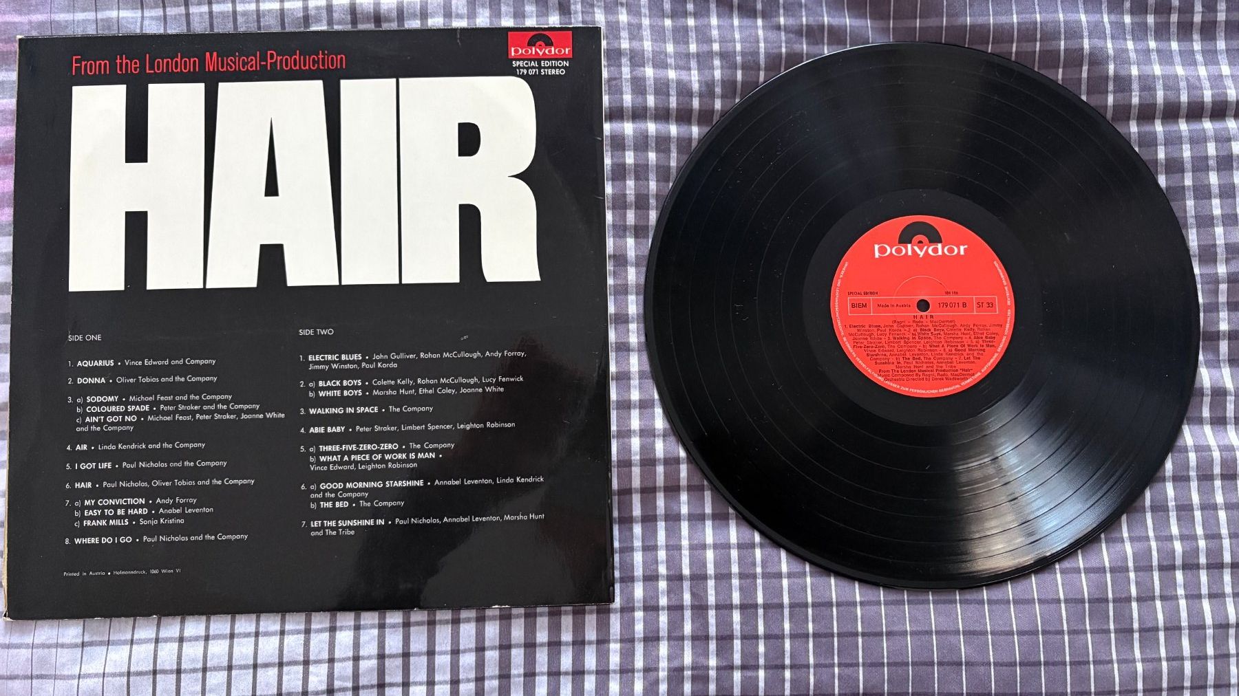 Dischi in vinile: LP Hair – Usato da Laupen BE venduto da Dakataro 1