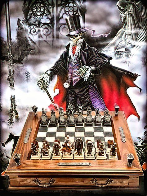 Alle Dekorationen: Schach: "Count Magistus" Gothic-Design von Alchemy – Neu (gemäss Beschreibung) aus Rotkreuz von Radus24