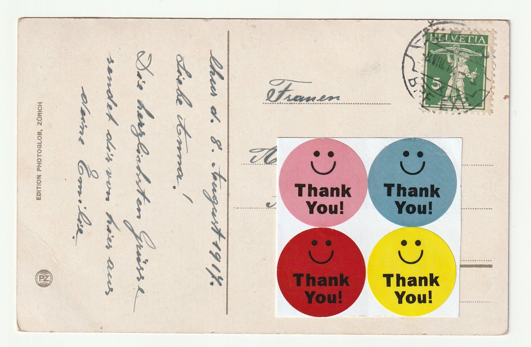 Cartoline postali: Ansichtskarte 1917 Chur, Calanda mit Pferdekutsche – Usato da St. Gallen venduto da Ricardo_Deals 1