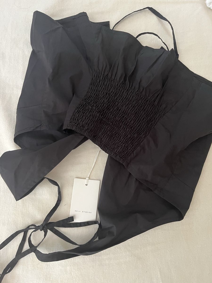 Top: Deiji Studios Top schwarz Grösse M neu mit Etikett – Nuovo e nell'imballaggio originale da Zürich venduto da Milepe15 2