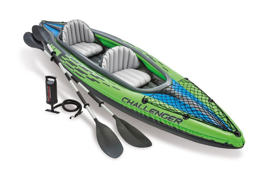 Boote: Intex Challenger K1 Kajak Set neuwertig – Neu (gemäss Beschreibung) aus Endingen von ohm505