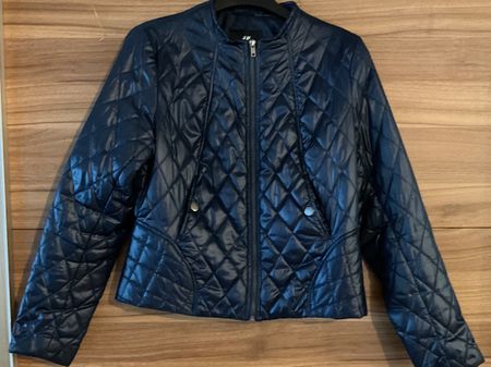 Steppjacke kurz, dunkelblau, Grösse 42,Top Zwischensaison 🍃