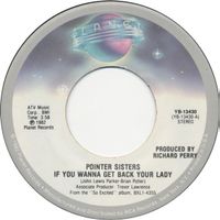 Pointer Sisters: If You Wanna Get Back Your Lady 7"