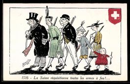 Schweiz, La Suisse réquisitionne toutes
