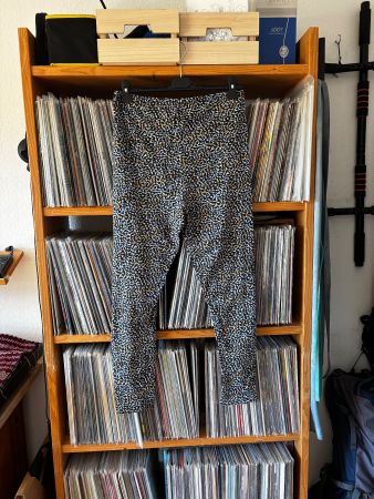Bunte Schwangerschafts Leggings in Grösse L