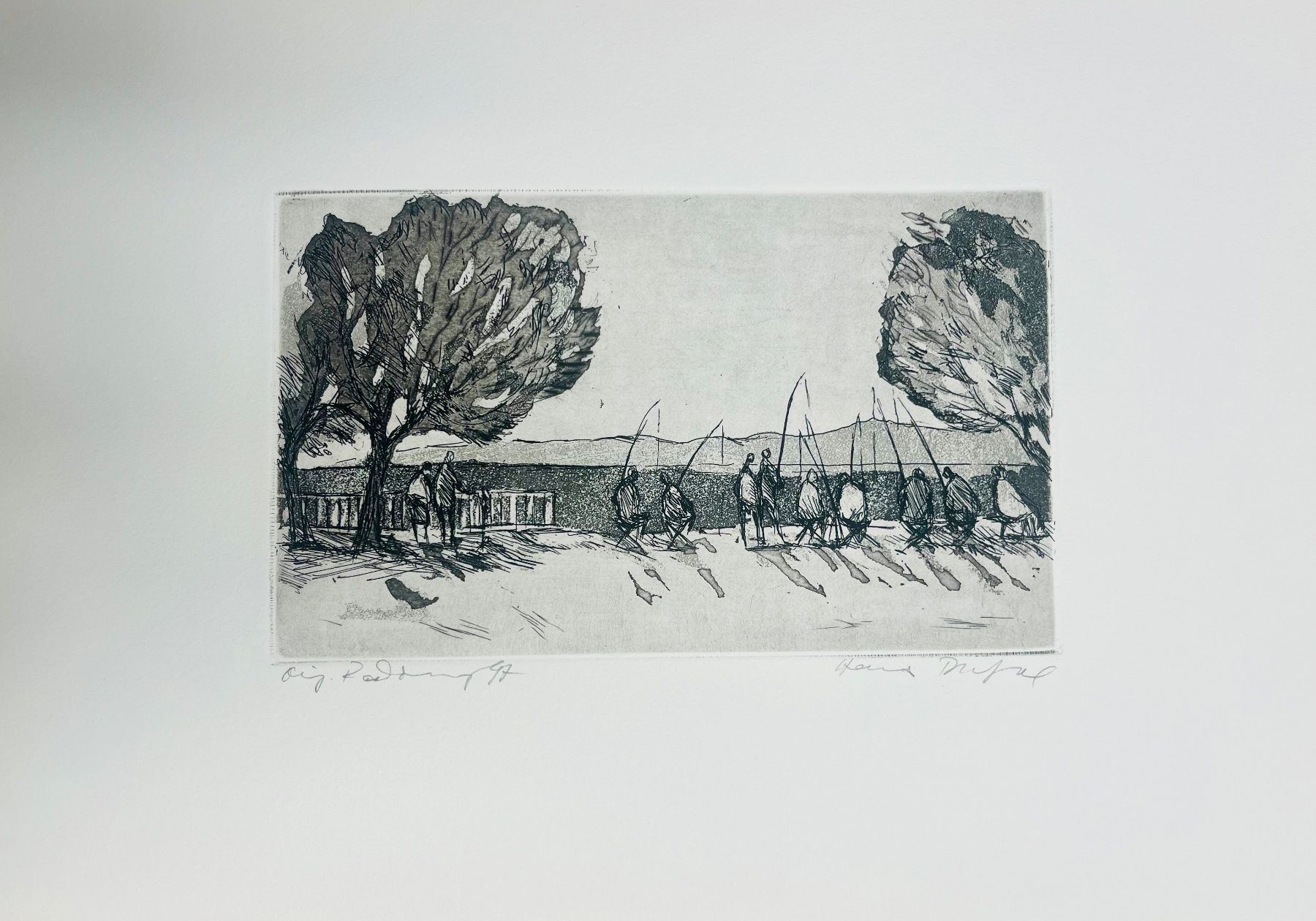 Incisioni: Lithographie Hans Dubach – Usato da Weiach venduto da Meine-kleine-Welt