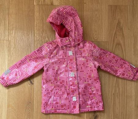 Gefütterte Regenjacke Grösse 98/104