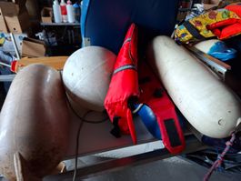 Posten altes Bootszubehör gemäss Fotos
