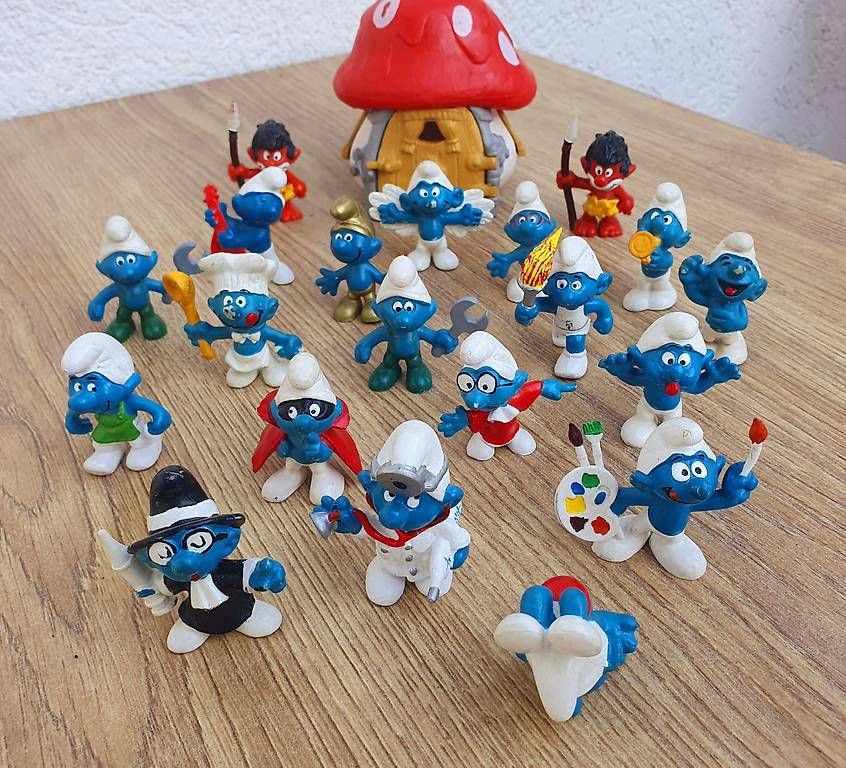 Statuette: Puffi Smurfs Schlumpf anni 60 70 80 – Usato da Canobbio venduto da Pablo77