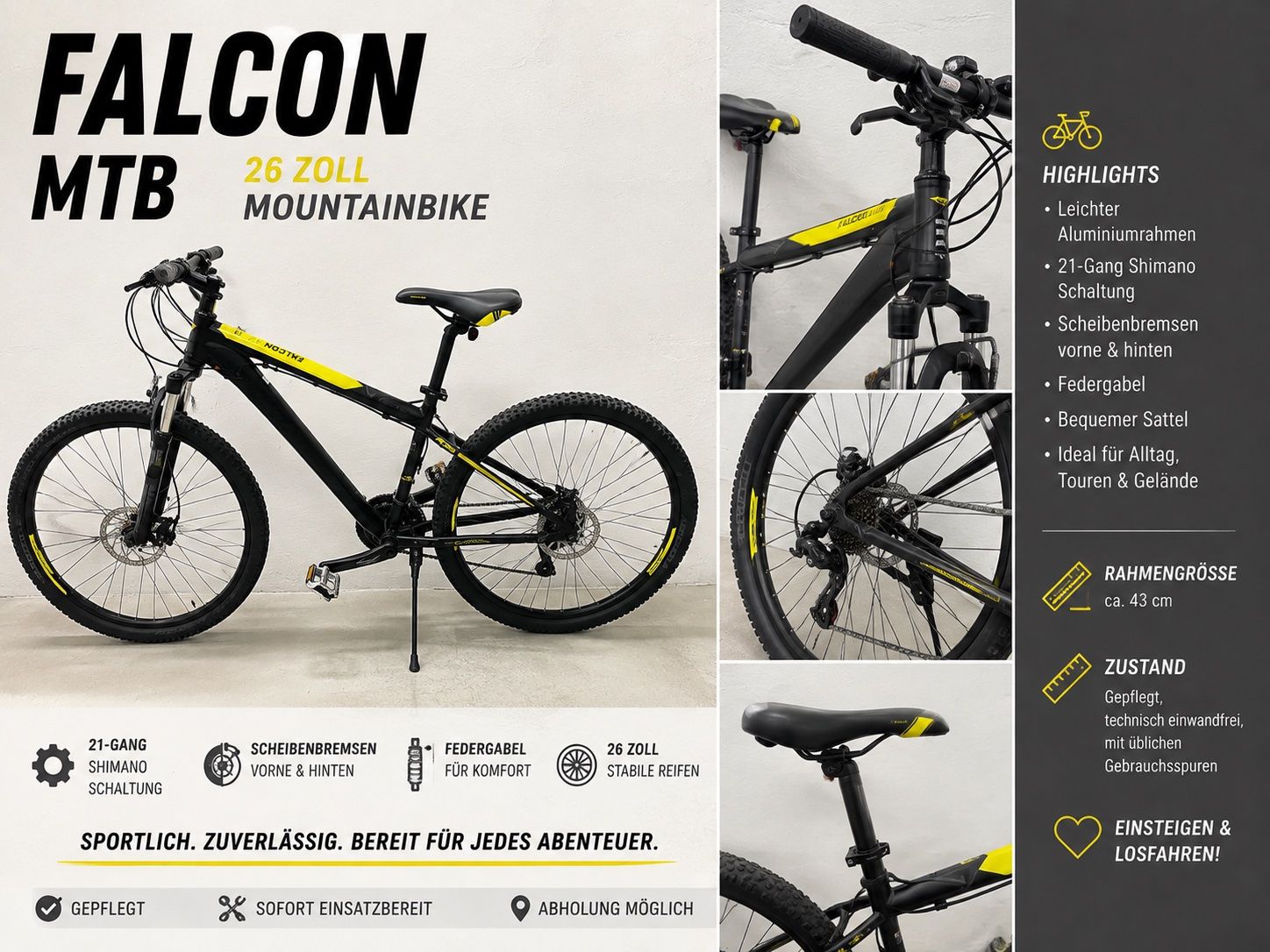 Wheeler Vélos: Wheeler Falcon 42 – D'occasion à Zug par sommer045