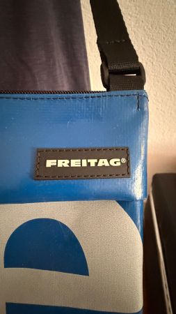 Freitag Tasche F553 LOU, blau/hellgrau. Top Zustand