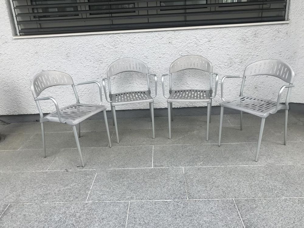 4 Alu Garten Stühle Piuma, Origlia Kaufen auf Ricardo