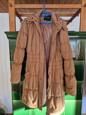Chicoree Winterjacke/Mantel Damen Gr. M mit Kapuze Kunstfell