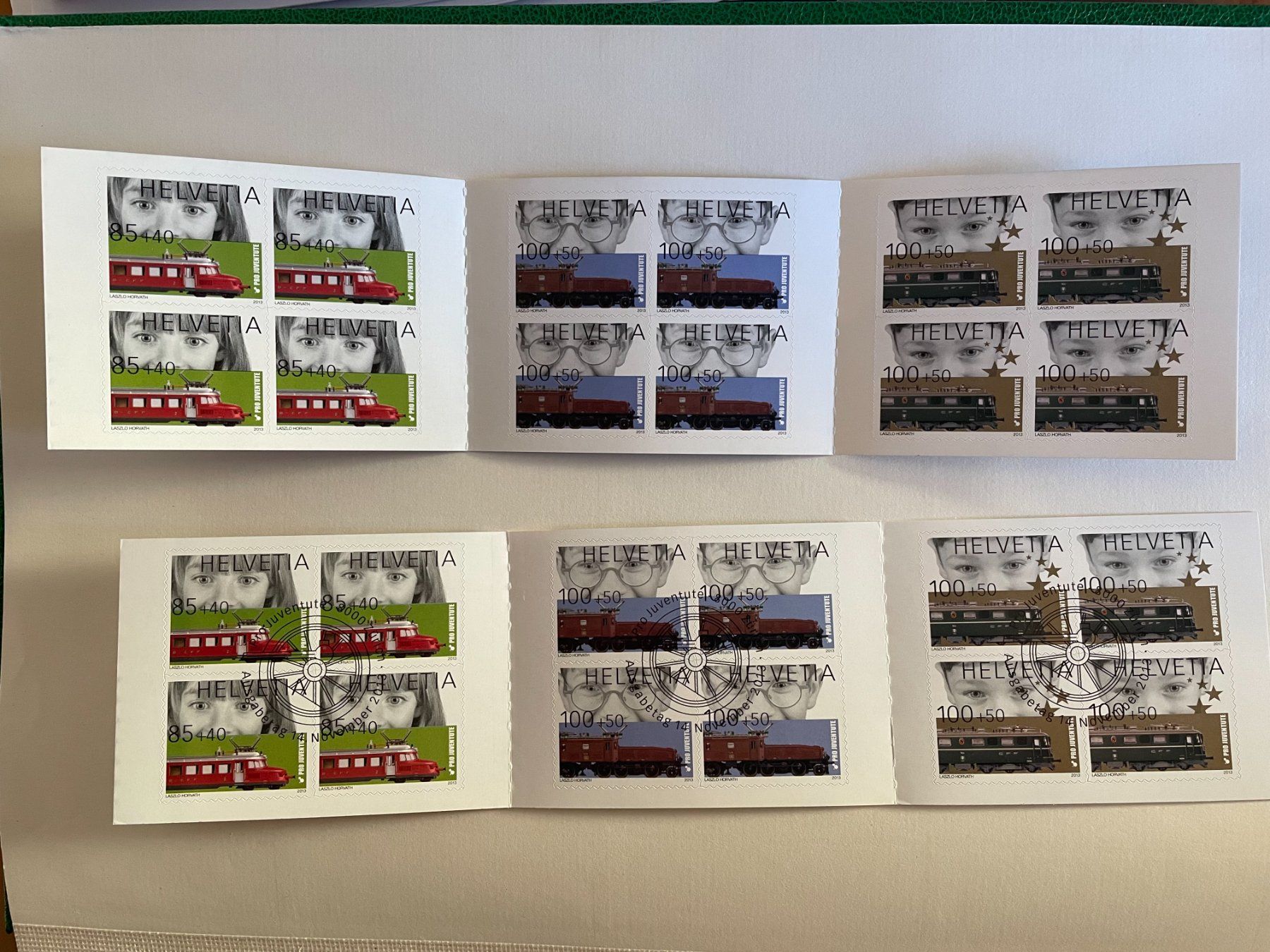 Alle Briefmarken: 2 Pro Juventute Briefmarkenhefte Schweiz 2013 gest. / postfr – Neu (gemäss Beschreibung) aus Menzingen von Wlukas 1