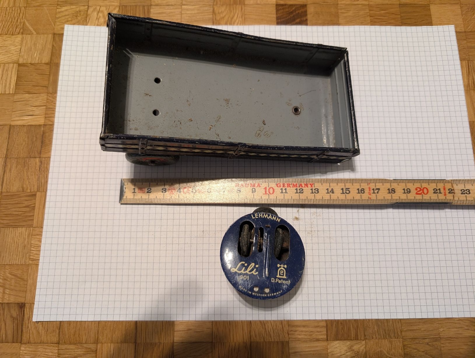 Giocattoli: Antikes Metall Spielzeug, Wagen, Käfer – Difettoso da Schaffhausen venduto da lntauh 3