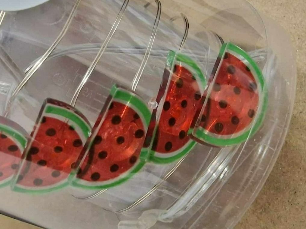Ghirlande e barre luminose: LED Lichterkette / Girlande Melonen / Wassermelone – Nuovo e nell'imballaggio originale da Schaffhausen venduto da AtelierPudesco 3