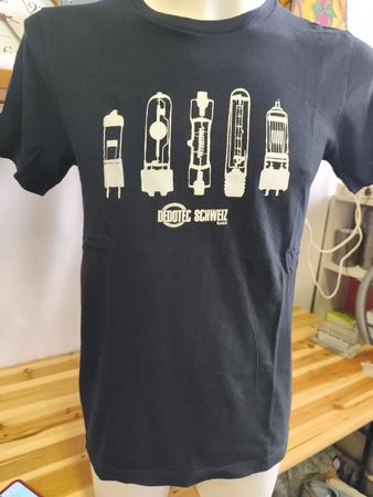 T-Shirt Dedotec Schweiz dunkelblau neuwertig Grösse M(A83)