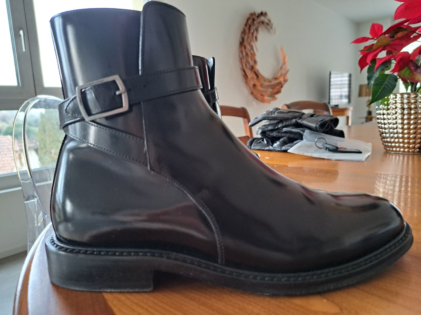 Saint Laurent Scarpe da donna: Saint Laurent ankle boots vernis – Usato da Hauterive NE venduto da Motta486 5