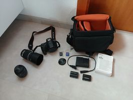 Appareil photo SONY Alpha 57 avec 2 objectifs et accessoires