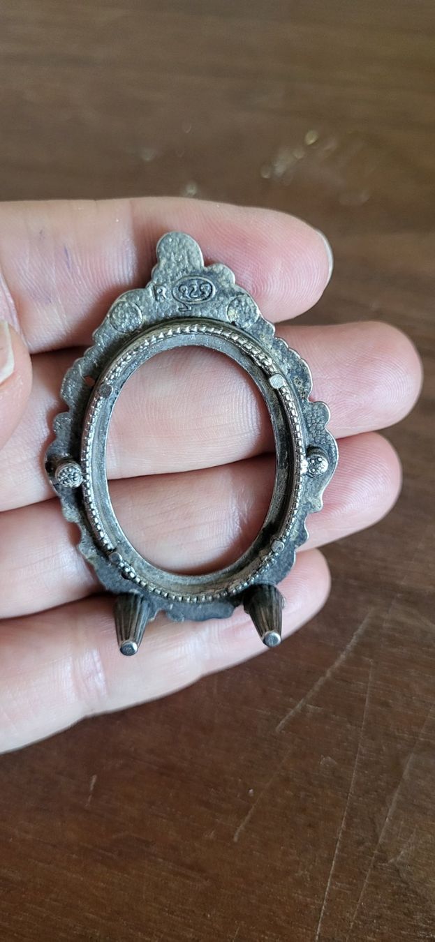 Bilderrahmen: Mini Bilderrahmen 925 Silber Jugendstil 16g – Gebraucht aus schwarzenburg von aivlis88 1