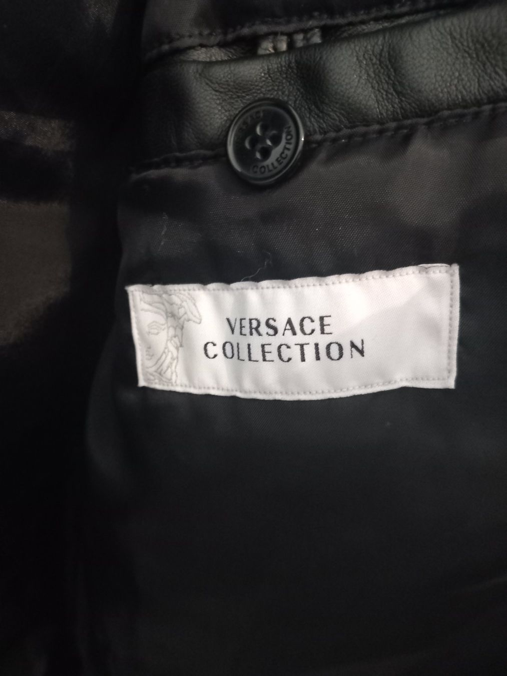 Versace Jacken: VERSACE COLLECTION veste en cuir – Gebraucht aus Le Grand-Saconnex von Rgt87 7