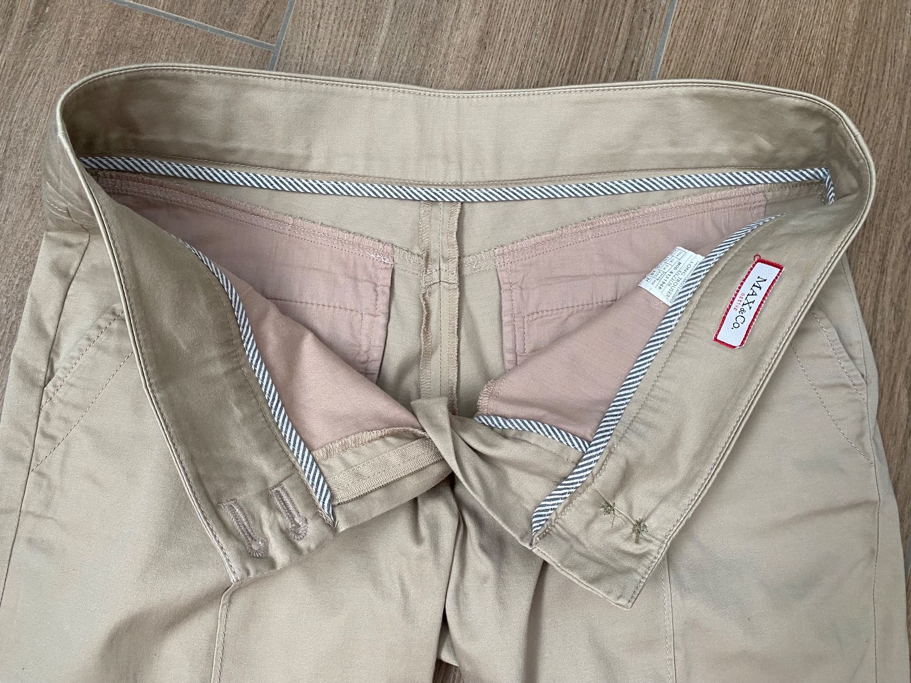 Max Mara Pantaloni: MAX & CO. 7/8 Sommerhose Baumwolle Gr. 38 – Usato da Besazio venduto da lionheart63 1