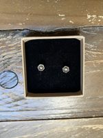 Blumen-Ohrstecker Silber 925