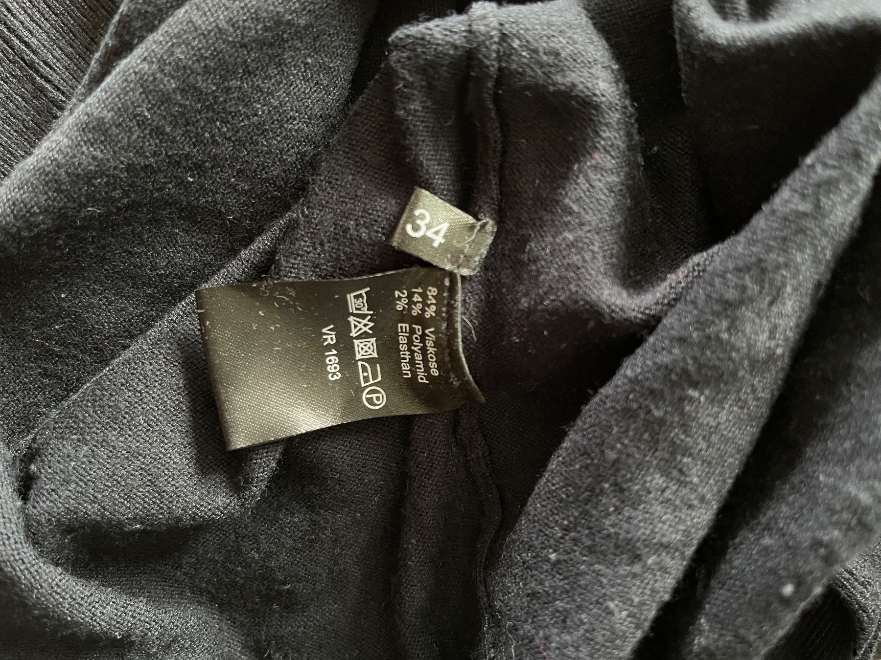 Pullover & Sweatshirts: Strick: 3/4 Arm Pullover, nachtblau, 84% Viskose, Gr. 34 – Gebraucht aus Meggen von tulipe21 4