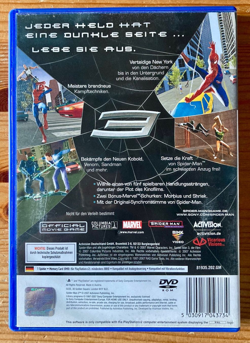 Sony Giochi: Spider-Man 3 (Leerhülle) - PS2 – Usato da Zürich venduto da Djmotionch 2