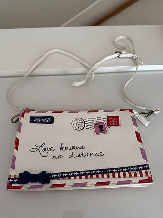 Vendula London Clutch / Crossbody "Love Knows No Distance"