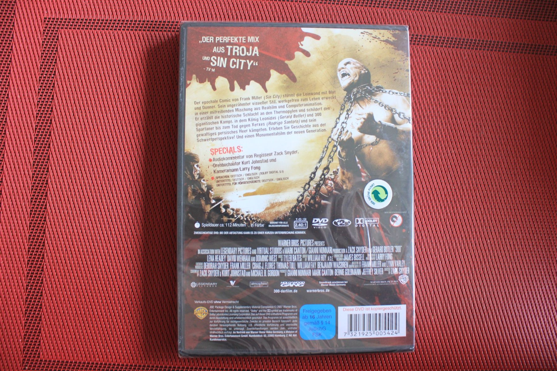 Tutti i DVDs: ~~300 -- Gerard Butler~~ DVD – Nuovo e nell'imballaggio originale da Geroldswil venduto da Schlumpfine1973 1
