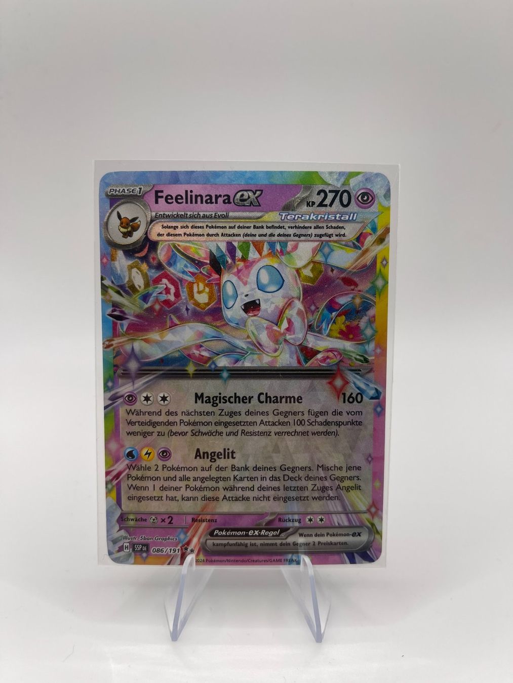 Pokémon Sammelbilder & Trading cards: Pokemon: Feelinara ex 086/191 – Gebraucht aus Märstetten von AlienNova