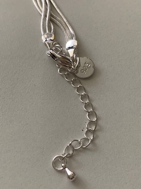 Catenine: Kette 3-Reihig - Ferrano Silber – Nuovo e nell'imballaggio originale da La Conversion venduto da angel-gini 3